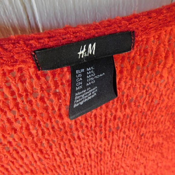 💕 Bright Red Lightweight Cardi Knit - Picture 4 of 14